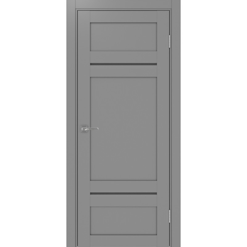 Межкомнатная дверь Турин 532.12121, цвет серый, заполнение Графит матовое, размер 200*80 см.