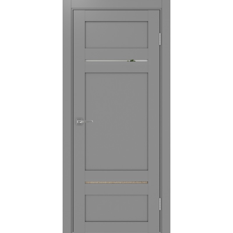 Межкомнатная дверь Турин 532.12121, цвет серый, заполнение Зеркало/Зеркало, размер 200*80 см.