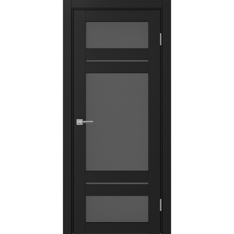 Межкомнатная дверь Турин 532.22222, цвет Антрацит стекло Графит матовое, размер 80*200 см.