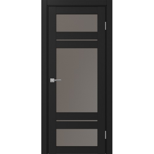 Турин 532.22222, цвет Антрацит стекло Пунта бронзовое, размер 80*200 см.