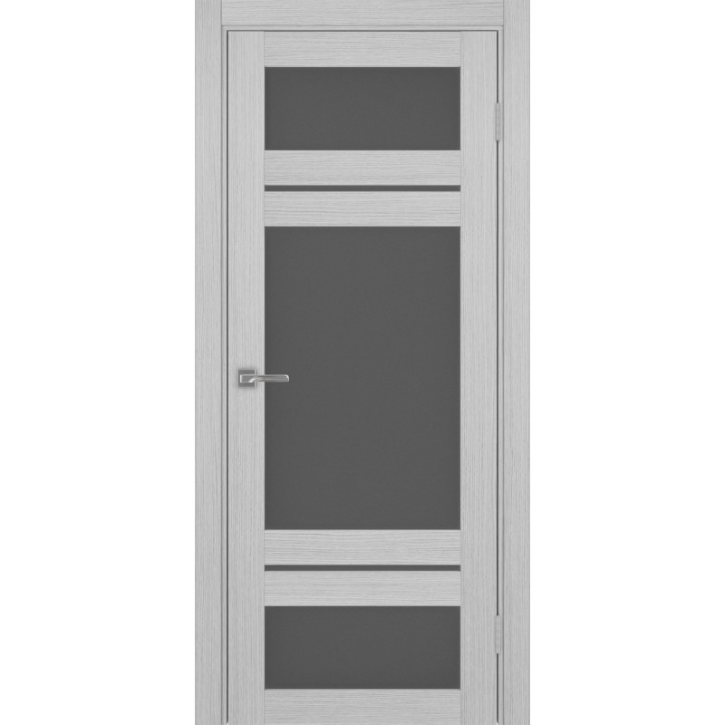Межкомнатная дверь Турин 532.22222, цвет дуб серый FL, заполнение Графит матовое, размер 200*80 см.