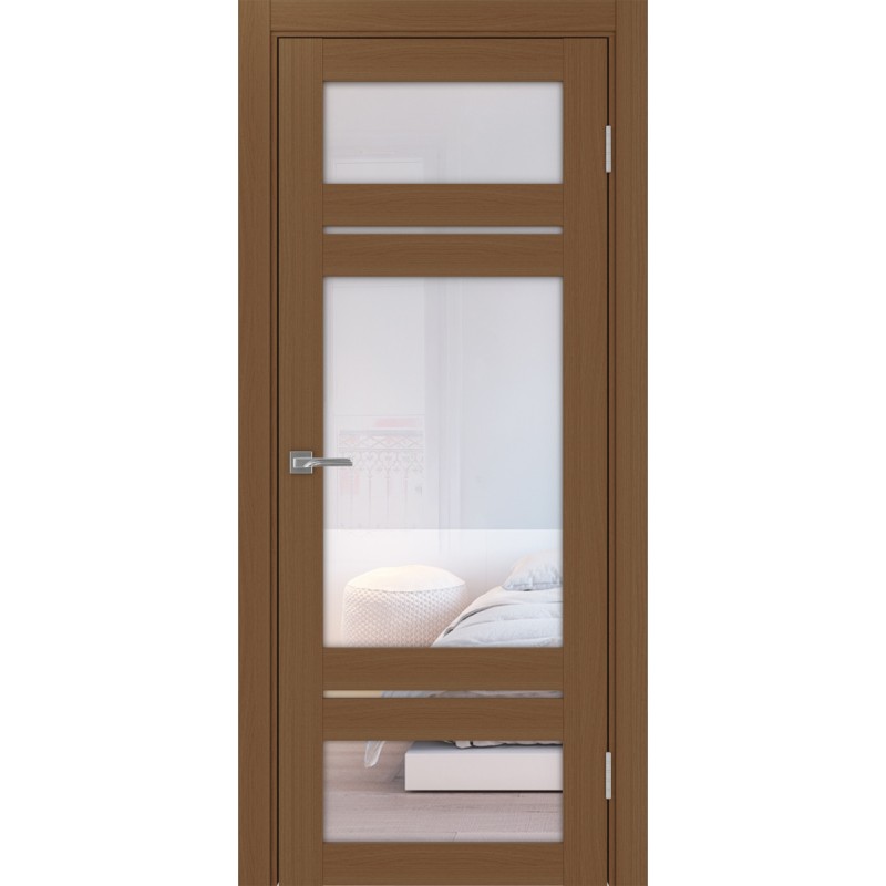Межкомнатная дверь Турин 532.22222, цвет орех NL, заполнение Прозрачное, размер 200*80 см.