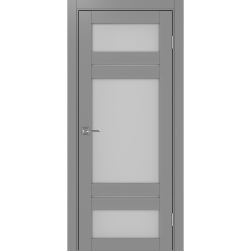 Межкомнатная дверь Турин 532.22222, цвет серый, заполнение Мателюкс, размер 200*80 см.