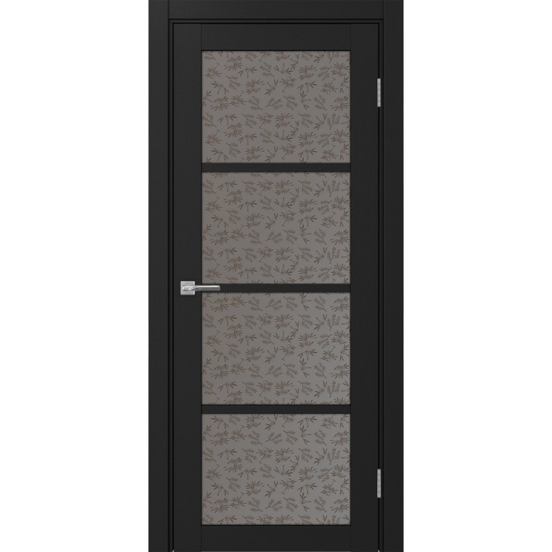 Межкомнатная дверь Турин 540.2222, цвет Антрацит стекло Дали бронзовое, размер 80*200 см.