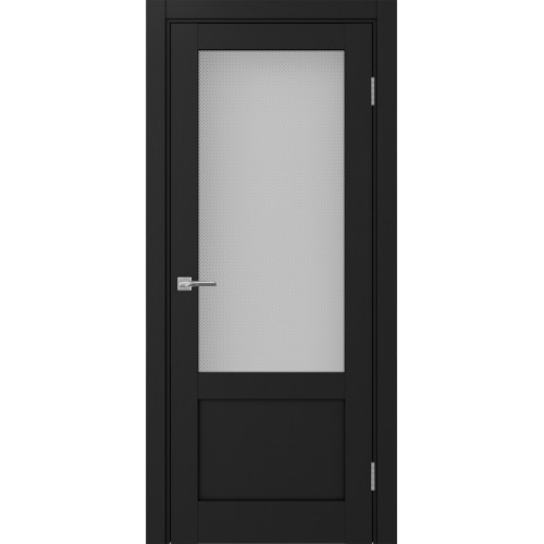 Турин 540ПФ.21, цвет Антрацит стекло Пунта бесцветное, размер 80*200 см.