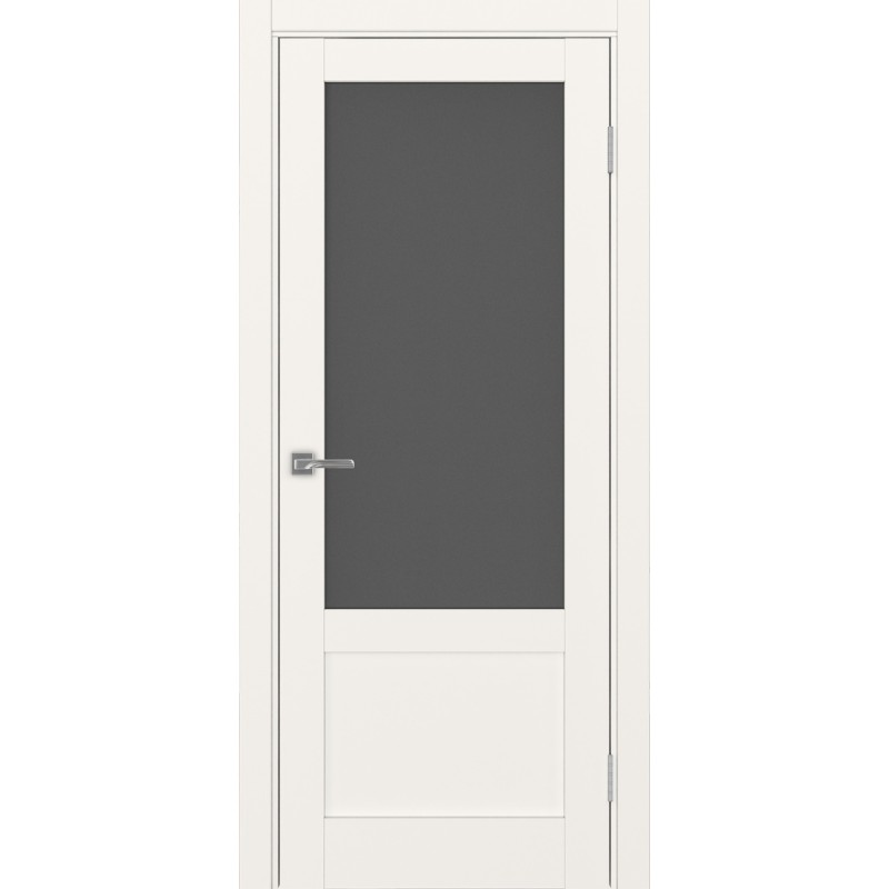 Межкомнатная дверь Турин 540ПФ.21, цвет, бежевый, заполнение Графит матовое, размер 200*80 см.