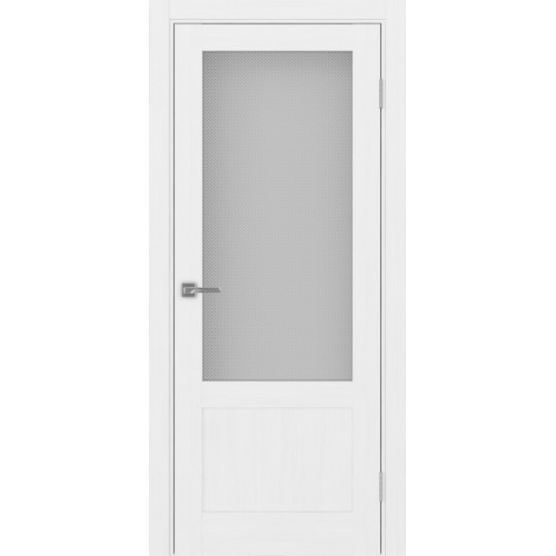 Турин 540ПФ.21, цвет белый лёд, заполнение Пунта бесцветное, размер 200*80 см.