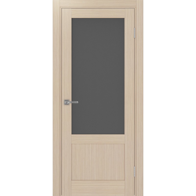 Межкомнатная дверь Турин 540ПФ.21, цвет дуб беленый FL, заполнение Графит матовое, размер 200*80 см.