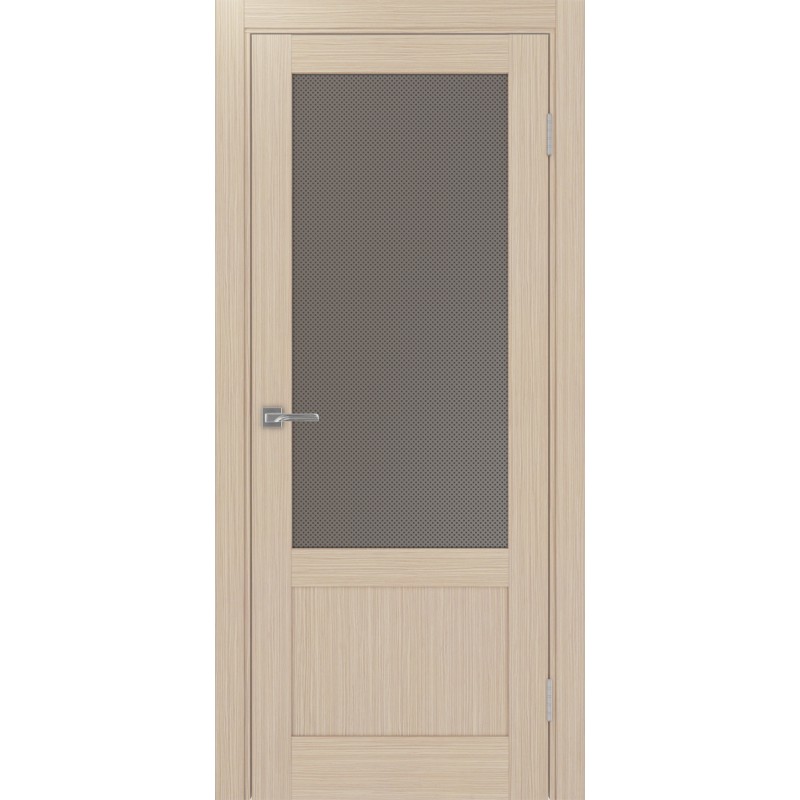 Межкомнатная дверь Турин 540ПФ.21, цвет дуб беленый FL, заполнение Пунта бронзовое, размер 200*80 см.