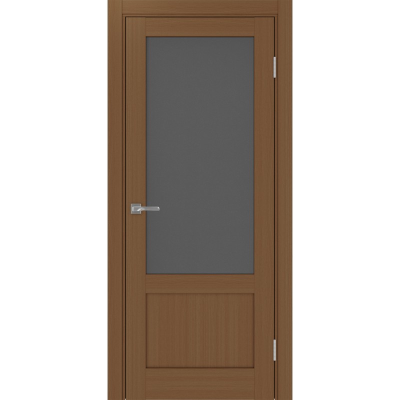 Межкомнатная дверь Турин 540ПФ.21, цвет орех NL, заполнение Графит матовое, размер 200*35 см.