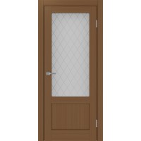 Турин 540ПФ.21, цвет орех NL, заполнение Кристалл бесцветное, размер 200*80 см.