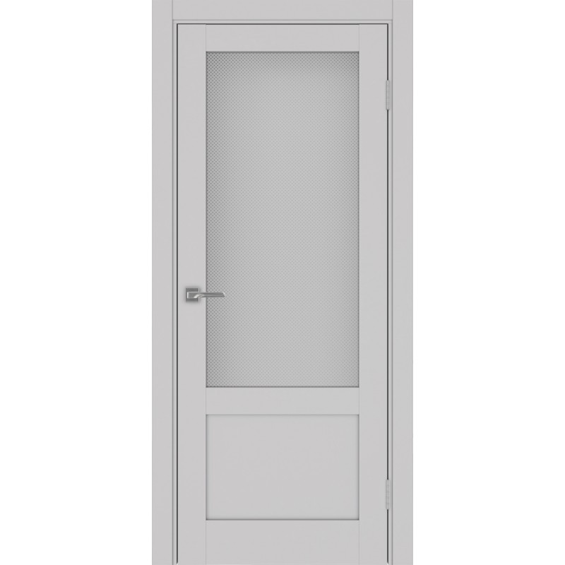 Межкомнатная дверь Турин 540ПФ.21, цвет пепельный, заполнение Пунта бесцветное, размер 200*80 см.