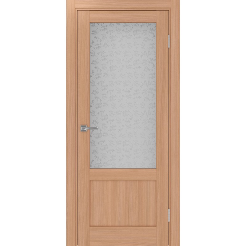 Межкомнатная дверь Турин 540ПФ.21, цвет ясень тёмный, заполнение Дали бесцветное, размер 200*80 см.