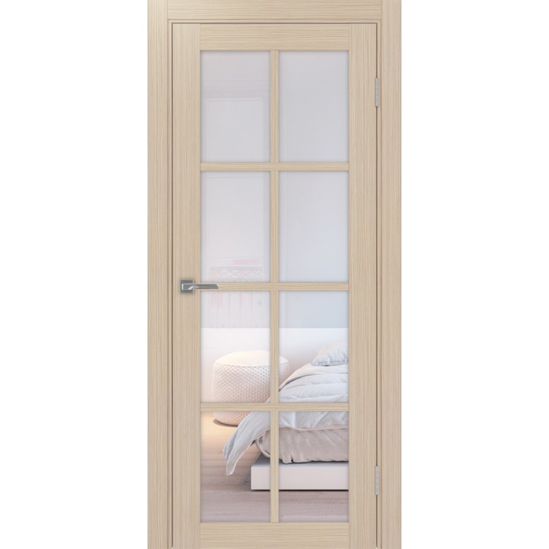 Межкомнатная дверь Турин 541.2222, цвет дуб беленый FL, заполнение Прозрачное, размер 200*80 см.