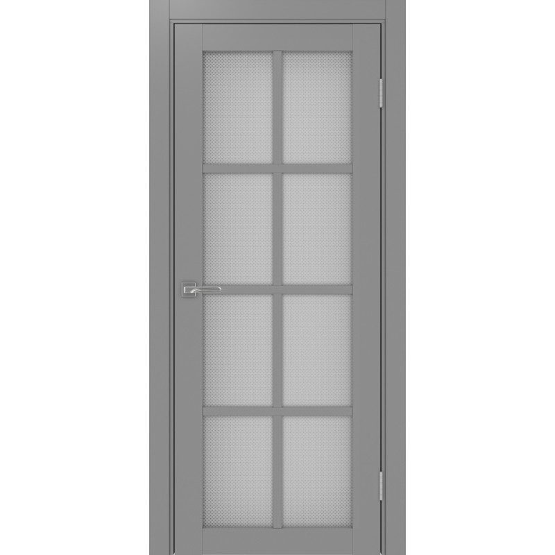 Межкомнатная дверь Турин 541.2222, цвет серый, заполнение Пунта бесцветное, размер 200*80 см.
