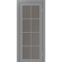 Турин 541.2222, цвет серый, заполнение Пунта бронзовое, размер 200*80 см.