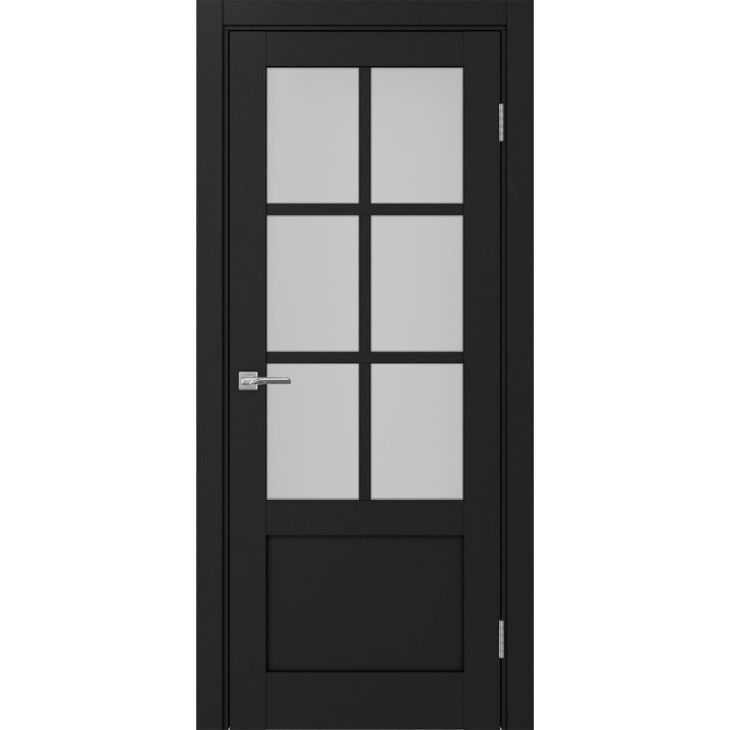 Межкомнатная дверь Турин 541ПФ.2221, цвет Антрацит стекло Мателюкс, размер 80*200 см.