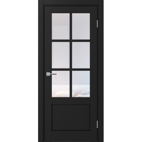 Турин 541ПФ.2221, цвет Антрацит стекло Прозрачное, размер 80*200 см.