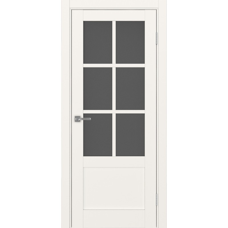 Межкомнатная дверь Турин 541ПФ.2221, цвет, бежевый, заполнение Графит матовое, размер 200*80 см.