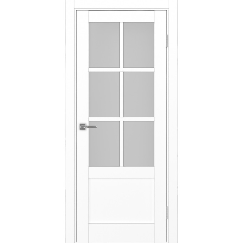 Межкомнатная дверь Турин 541ПФ.2221, цвет белый снежный, заполнение Мателюкс, размер 200*80 см.
