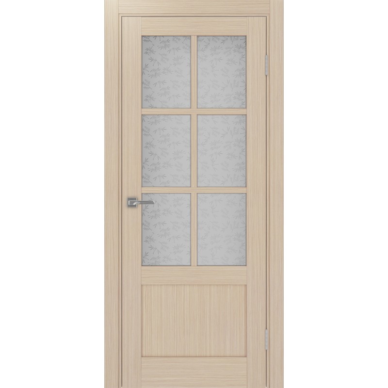 Межкомнатная дверь Турин 541ПФ.2221, цвет дуб беленый FL, заполнение Дали бесцветное, размер 200*80 см.