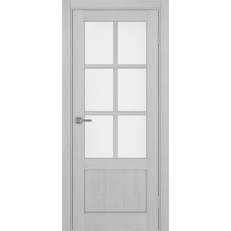 Межкомнатная дверь Турин 541ПФ.2221, цвет дуб серый FL, заполнение Мателюкс, размер 200*80 см.