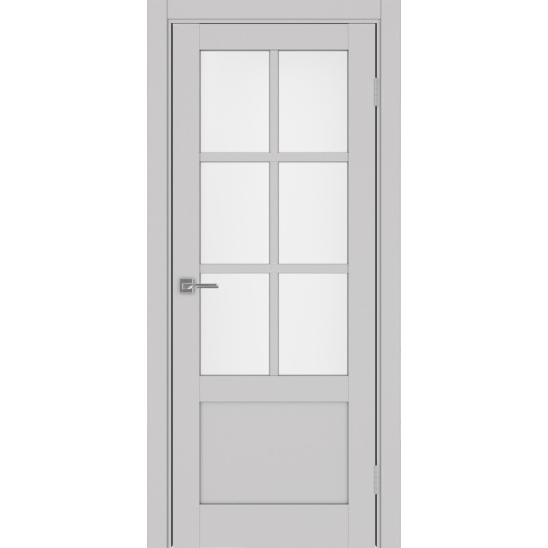 Межкомнатная дверь Турин 541ПФ.2221, цвет пепельный, заполнение Мателюкс, размер 200*80 см.