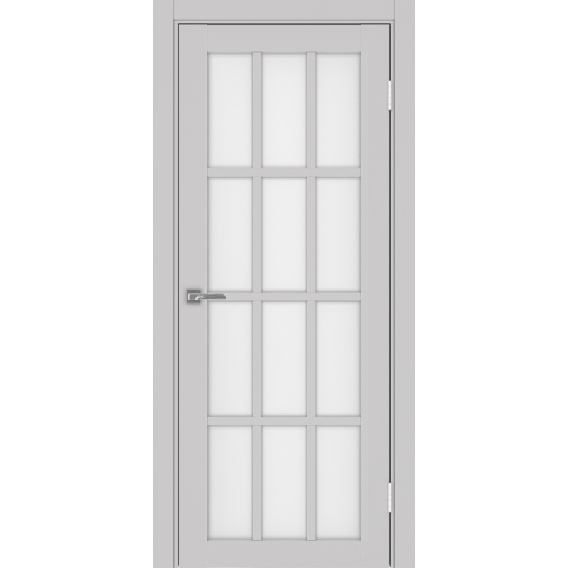 Межкомнатная дверь Турин 542.2222, цвет пепельный, заполнение Мателюкс, размер 200*80 см.