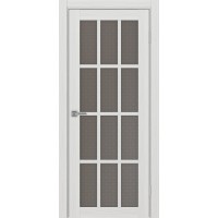 Турин 542.2222, цвет ясень серебристый, заполнение Пунта бронзовое, размер 200*80 см.