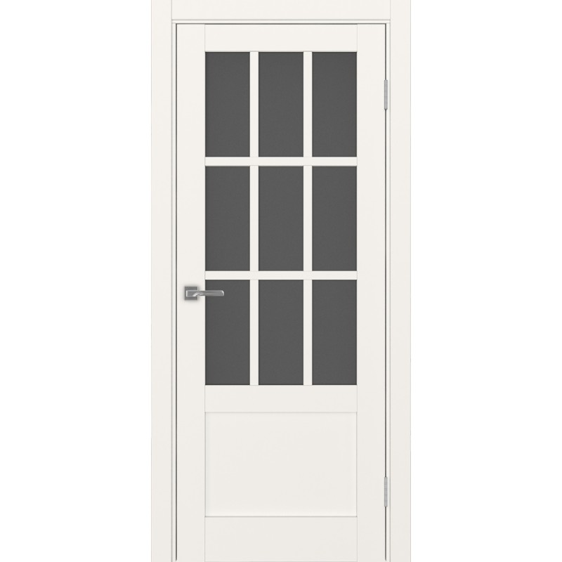 Межкомнатная дверь Турин 542ПФ.2221, цвет, бежевый, заполнение Графит матовое, размер 200*80 см.