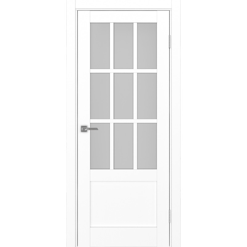 Межкомнатная дверь Турин 542ПФ.2221, цвет белый снежный, заполнение Мателюкс, размер 200*80 см.