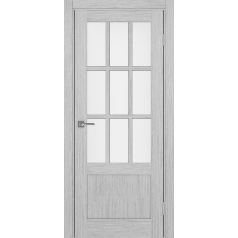 Межкомнатная дверь Турин 542ПФ.2221, цвет дуб серый FL, заполнение Мателюкс, размер 200*80 см.