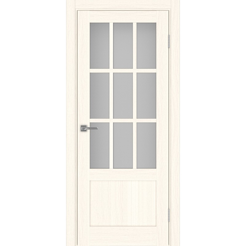 Межкомнатная дверь Турин 542ПФ.2221, цвет ясень светлый, заполнение Пунта бесцветное, размер 200*80 см.