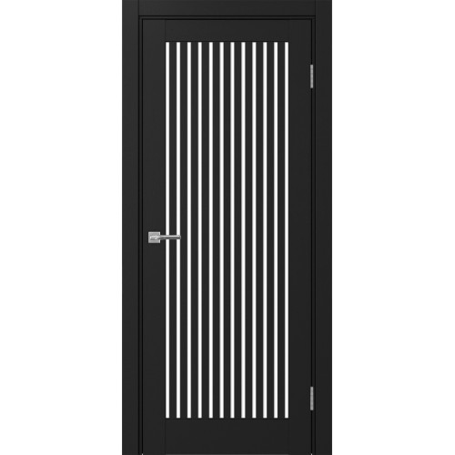 Турин 543.2, цвет Антрацит стекло LACбелый, размер 80*200 см.