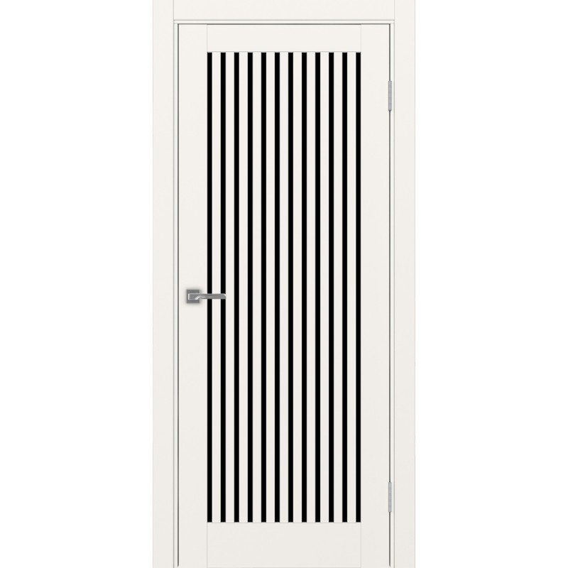 Межкомнатная дверь Турин 543.2, цвет, бежевый, заполнение LACчерный, размер 200*80 см.