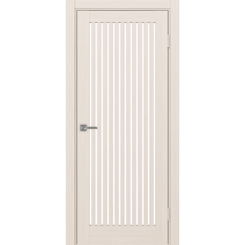 Межкомнатная дверь Турин 543.2, цвет ясень перламутровый, заполнение LACбелый, размер 200*80 см.