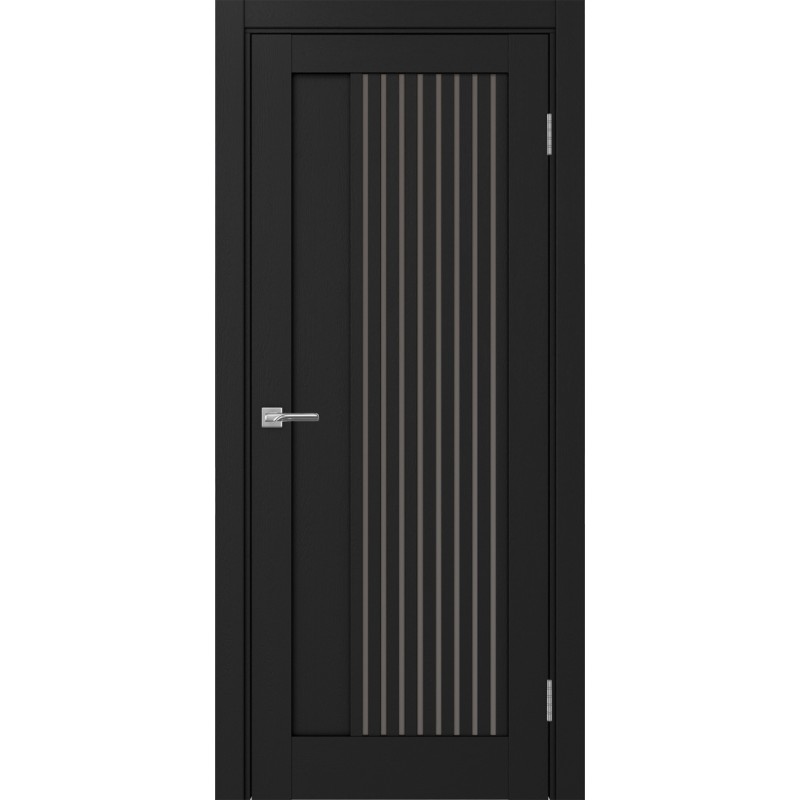 Межкомнатная дверь Турин 544.12, цвет Антрацит стекло Бронза матовое, размер 80*200 см.