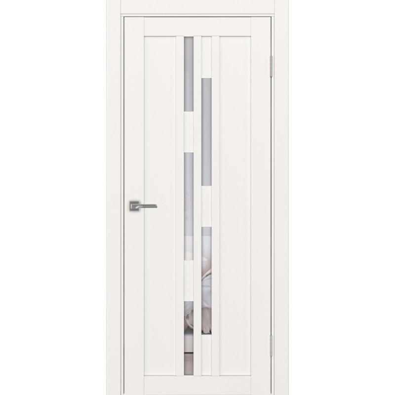 Межкомнатная дверь Турин 551.121, цвет, бежевый, заполнение Прозрачное, размер 200*80 см.