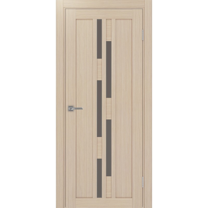 Межкомнатная дверь Турин 551.121, цвет дуб беленый FL, заполнение Бронза матовое, размер 200*80 см.