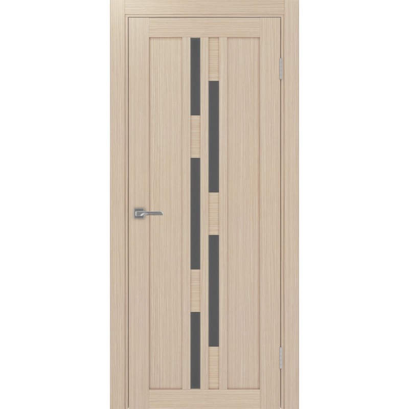 Межкомнатная дверь Турин 551.121, цвет дуб беленый FL, заполнение Графит матовое, размер 200*80 см.