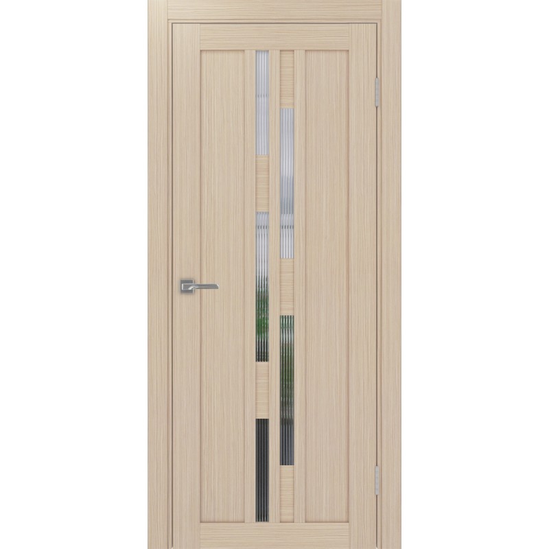 Межкомнатная дверь Турин 551.121, цвет дуб беленый FL, заполнение Мору, размер 200*80 см.