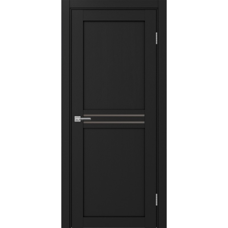 Межкомнатная дверь Турин 552.12, цвет Антрацит стекло Бронза матовое, размер 80*200 см.