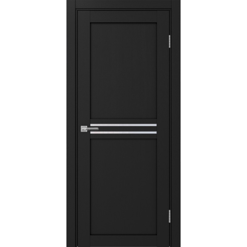 Межкомнатная дверь Турин 552.12, цвет Антрацит стекло Прозрачное, размер 80*200 см.