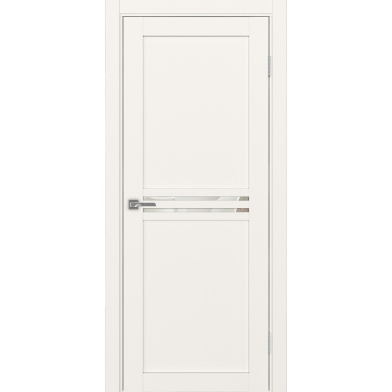 Межкомнатная дверь Турин 552.12, цвет, бежевый, заполнение Зеркало/Зеркало, размер 200*80 см.