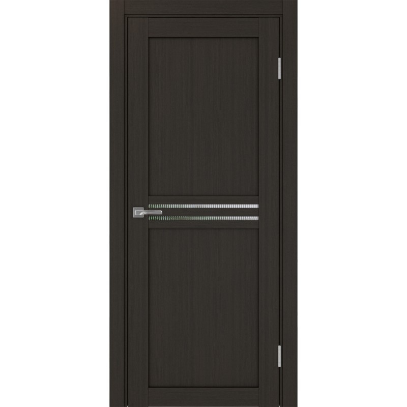 Межкомнатная дверь Турин 552.12, цвет венге FL, заполнение Мору, размер 200*35 см.