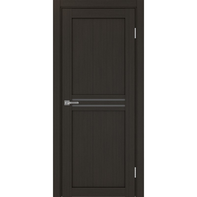 Межкомнатная дверь Турин 552.12, цвет венге FL, заполнение Графит матовое, размер 200*80 см.