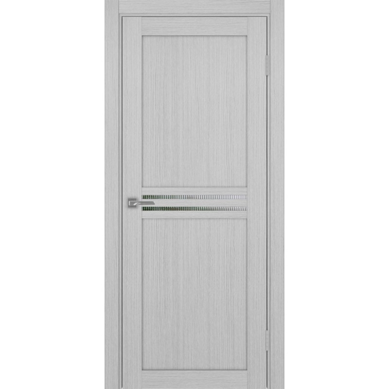 Межкомнатная дверь Турин 552.12, цвет дуб серый FL, заполнение Мору, размер 200*40 см.