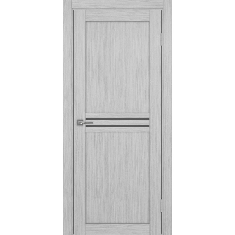 Межкомнатная дверь Турин 552.12, цвет дуб серый FL, заполнение Графит матовое, размер 200*80 см.