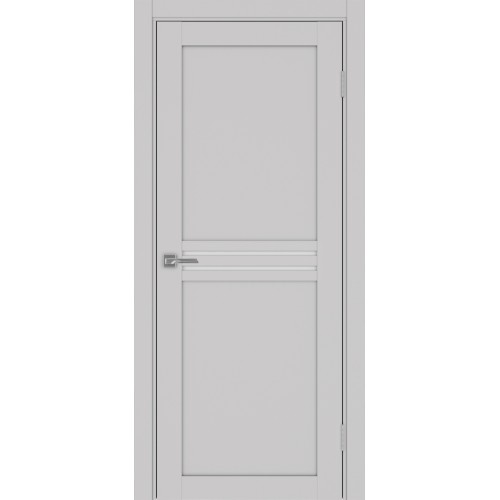 Турин 552.12, цвет Пепельный стекло LACбелый, размер 80*200 см.