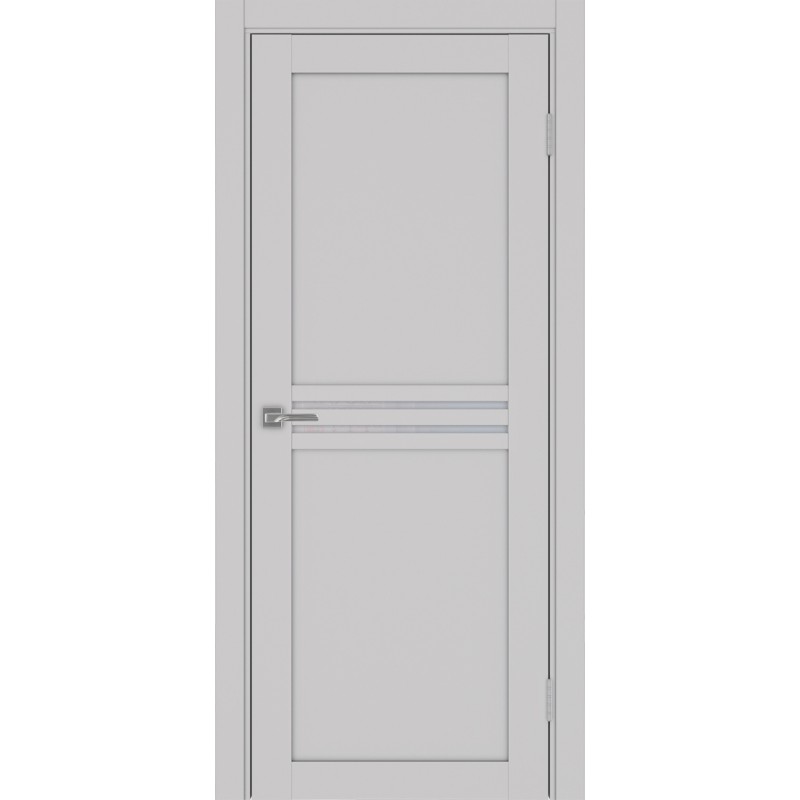 Межкомнатная дверь Турин 552.12, цвет пепельный, заполнение Прозрачное, размер 200*80 см.